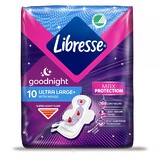 Гигиенические прокладки Libresse Ultra Goodnight soft 10шт