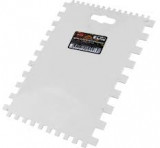 Шпатель плиточника Decor 180x135мм 4-х сторон (зуб:4,6,8,10 мм)