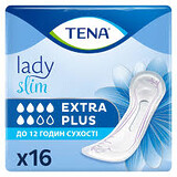 Урологические прокладки TENA Lady Slim Extra Plus Insta Dry 16шт