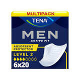  TENA MEN Active Fit L2, 6x20p East мужские прокладки 