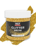 PET GLITTER (золото), 0.05 кг (по 12шт)