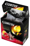 Чай фруктовый, "Curtis Summer Berries", в пирамидках, средний лист 20шт