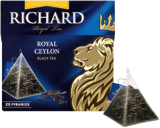  Чай черный Richard Royal Ceylon в пирамидках, 20 пак