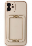 Чехол для iPhone 12,серия Card Case Бежовый 
