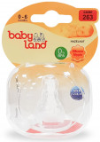 Запаска для детской бутылочки круглая размер 2 прозрачная baby land