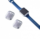 Ремешок для apple watch silikone голубой 45ММ