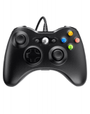 Геймпад проводной для XBOX 360 и ПК черный