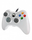 Геймпад проводной для XBOX 360 и ПК белый